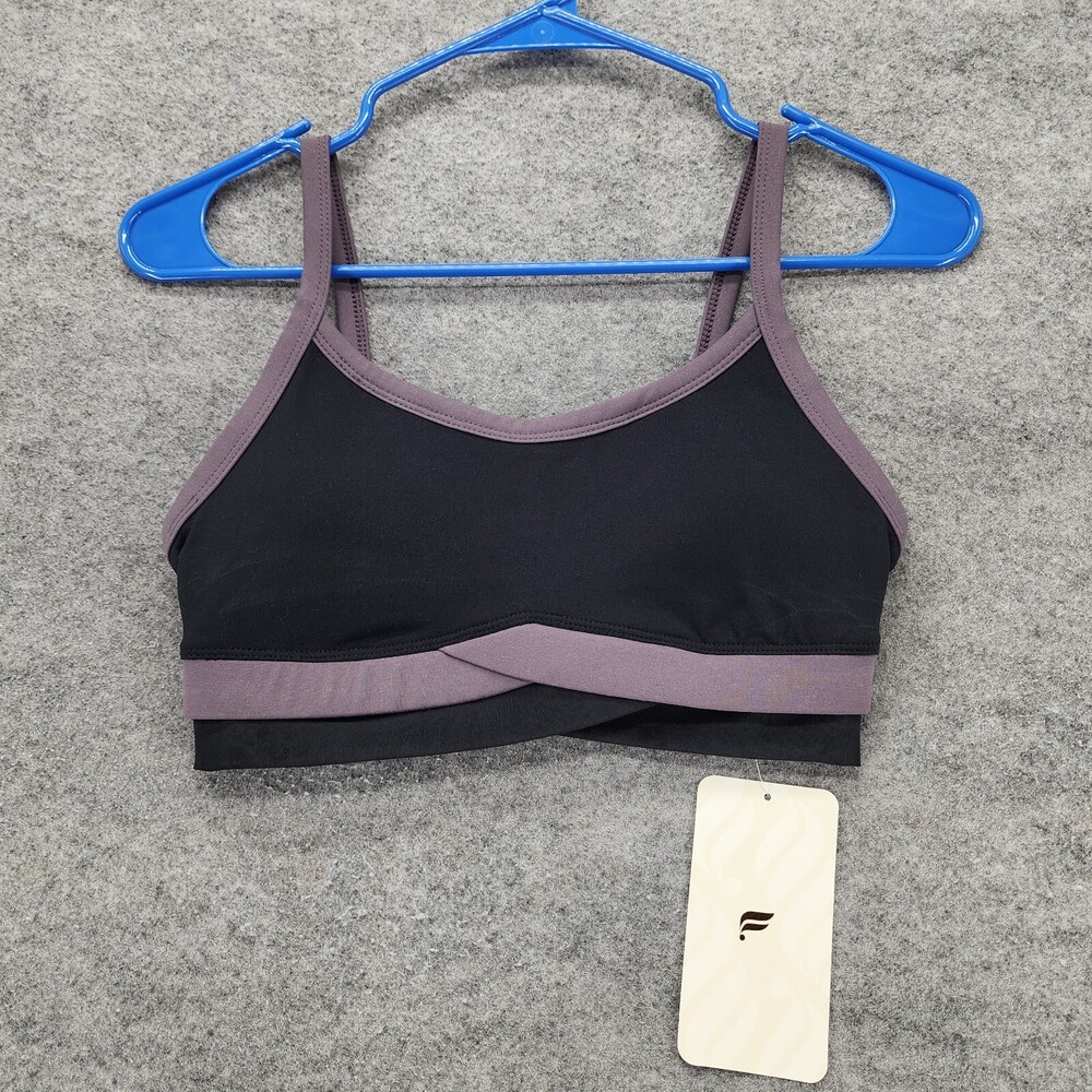 Fabletics Sports Bra Womens XS 2-4 Winn Medium Impact Black